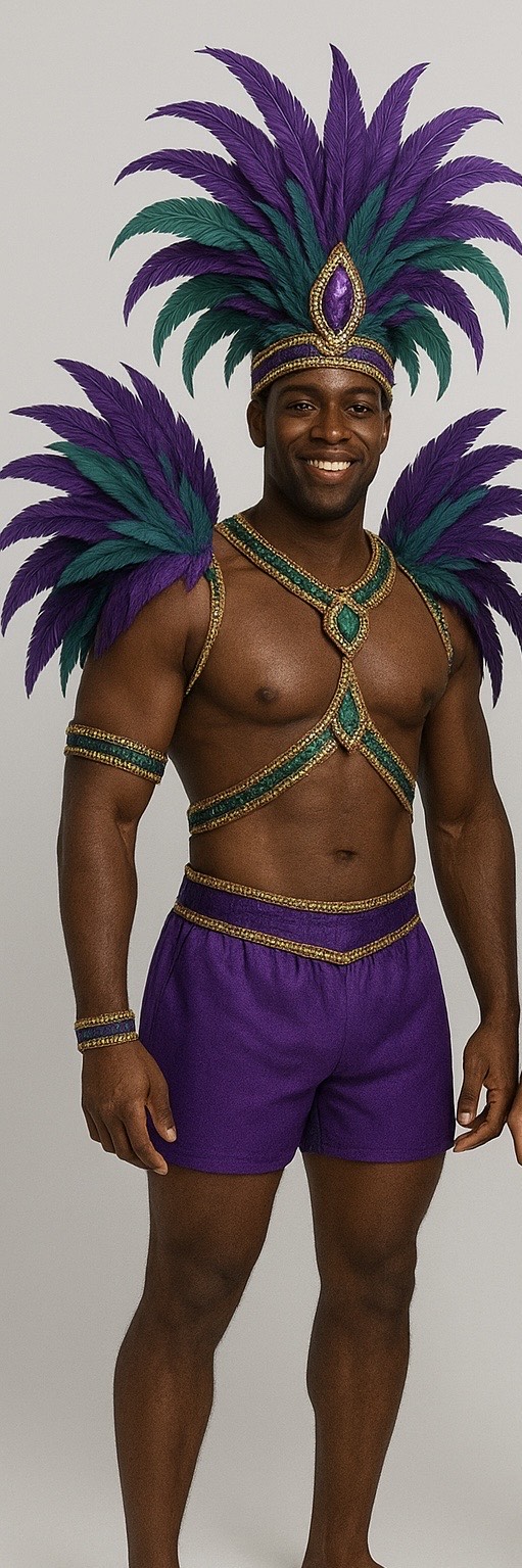 Sisserou King, Purple, Frontline, Standard Wings (SKPF)