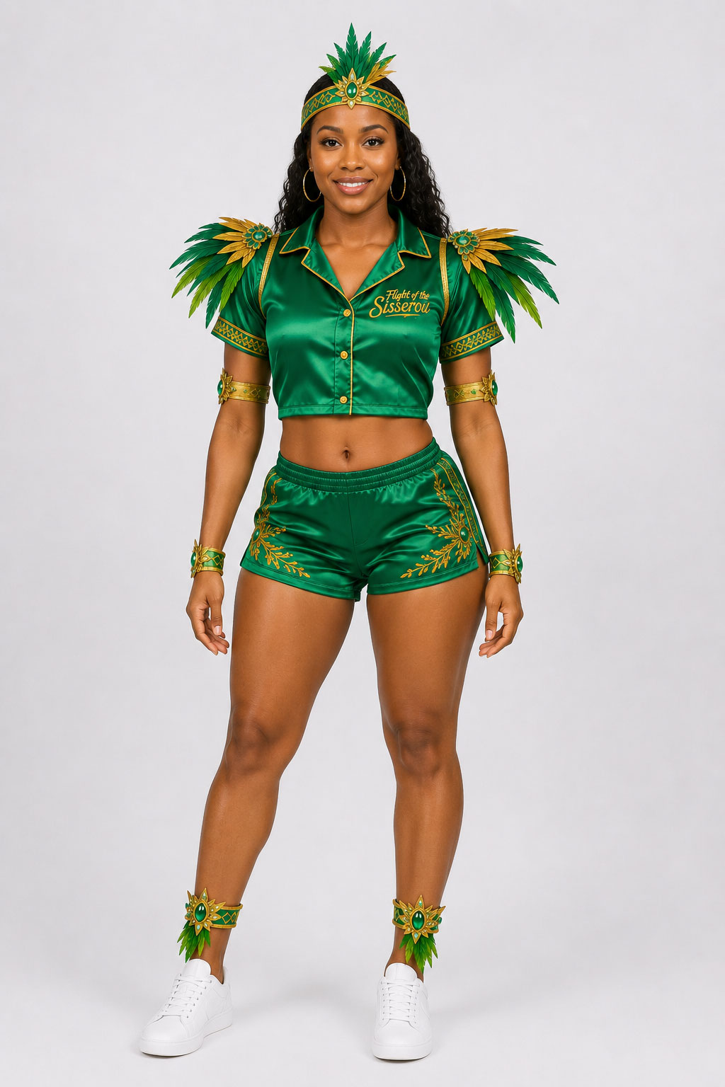 Sisserou Princess Short Top with Pants Shoulder Wings (SPSW5)